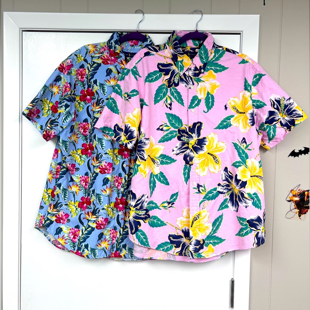 Polo Ralph Lauren Hawaiian Casual Button Down Shirts